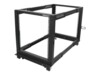 StarTech.com 12U Open Frame Server Rack - 4 Post Adjustable Depth (22' to 40') Network Equipment Rack w/ Casters/ Levelers/ Cable Management (4POSTRACK12U) Rack Sort
