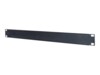 Intellinet 19' Blank Panel, 1U, Black Tomt panel Sort