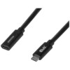 CLUB3D CAC-2502 USB-C to USB-C 1m Sort