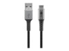 goobay USB Type-C kabel 1m Sort Sølv
