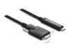 Delock USB 2.0 USB Type-C kabel Sort