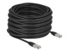 DeLOCK CAT 6a S/FTP 20m Patchkabel Sort