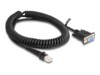 Delock Serielt kabel 1.5m Sort