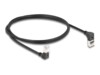 DeLOCK CAT 6a S/FTP 1m Netværkskabel Sort