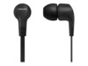 Philips TAE1105BK Kabling Øreproptelefoner Sort
