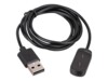 Akyga AK-SW-02 Opladningskabel til smart watch 1m Sort
