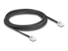 DeLOCK Telefonkabel 2m Sort