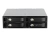 DeLOCK Lagrings mobil rack 2.5' Sort