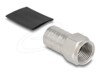 Delock F plug for crimping RG-6 with matching shrink tube