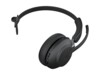 Jabra Evolve2 65 MS Mono Trådløs Høretelefoner Sort