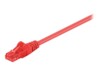 Goobay RJ45 UTP 1 meter uskærmet RØD
