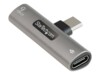 StarTech.com USB C Audio & Charge Adapter, USB-C Audio Adapter USB-C Audio Headphone/Headset Port and 60W USB Type-C Power Delivery Pass-through Charger, For USB-C Phone/Tablet/Laptop - USB-C Audio/Charging (CDP2CAPDM) Dockingstation
