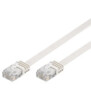 Goobay RJ45 CAT6 Flat U/UTP CU 15m White