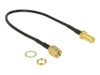 DeLOCK 20cm Antennekabel Sort