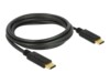 Delock USB Type-C kabel 2m Sort