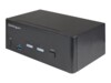 StarTech.com 2 Port Dual Monitor HDMI KVM , 4K 60Hz Ultra HD HDR, Desktop 4K HDMI 2.0 KVM 2 Port USB 3.0 Hub (5Gbps) & 4x USB 2.0 HID Port, Audio, Hotkey ing, TAA - KVM ing (SV231DHU34K6) KVM / audio-switch Desktop