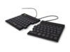 R-Go Split Ergonomiske tastatur, QWERTZ (DE), sort, kablet Tastatur Kabling Tysk