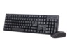 Gembird KBS-W-01 Sæt med mus og tastatur Trådløs USA