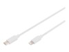 DIGITUS Lightning-kabel 2m Hvid