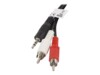 Lanberg Audiokabel 2m Sort
