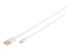 DIGITUS Lightning-kabel 1m Hvid