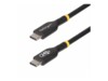 StarTech.com 2m USB C Charging Cable, USB-IF Certified USB-C Cable, 240W USB Type-C kabel 2m Sort