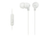 Sony MDR EX15AP Kabling Øreproptelefoner Hvid