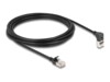 DeLOCK CAT 6a S/FTP 3m Netværkskabel Sort