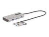 StarTech.com USB-C Multiport Adapter w/Attached USB-C to USB-A Dongle, Dual HDMI (4K30Hz/1080p60Hz), 3x USB-A, Mini Laptop Docking Station, Travel Dock, 1.3ft/40cm Cable - Dual Display M1/M2 MacBook/Windows/Chrome (167B-USBC-MULTIPORT) USB-C / USB 3.2 Gen