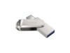 SanDisk Ultra Dual Drive Luxe 256GB USB 3.1 Gen 1 / USB-C USB stick Sølv