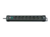 brennenstuhl Premium-Line Stikdåse 8-stik Sort 3m