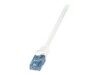 LogiLink Home EconLine CAT 6a Ikke afskærmet parsnoet (UTP) 10m Patchkabel Hvid