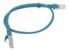 Lanberg CAT 5e Ikke afskærmet parsnoet (UTP) 50cm Patchkabel Blå RAL 5012