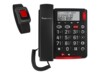Amplicomms BigTel 50 Alarm Plus Telefon med ledning LCD-skærm