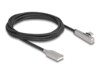 DeLOCK USB 2.0 USB Type-C kabel 2m Sort Sølv