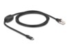 DeLOCK 1.8m Seriel RS-232 adapter Sort
