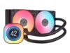 CORSAIR iCUE Link TITAN 240 RX LCD kølesystem 1-pack Sort 120 mm