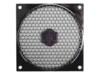 SilverStone FF121 Blæsergitter med filter 1-pack Sort