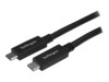 StarTech.com USB C to UCB C Cable - 3 ft / 1m - M/M - USB 3.0 (5Gbps) - USB C Charging Cable - USB Type C Cable - USB-C to USB-C Cable (USB315CC1M) USB Type-C kabel 1m Sort