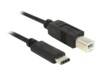 Delock USB Type-C kabel 50cm Sort
