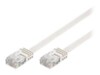 Goobay RJ45 CAT 5e Flat U/UTP CCA 0,5m White