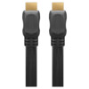 High Speed HDMI™ Flat Cable with Ethernet, 2 m, black