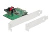 DeLock PCI Express Card to 1 x internal USB 3.2 Gen 2 key A 20 pin female USB-adapter PCI Express 3.0 x4 10Gbps