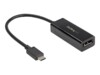StarTech.com USB C to DisplayPort Adapter, 8K/5K/4K USB Type C to DP 1.4 Alt Mode Video Converter, HBR3/DSC/HDR, 8K 60Hz, Thunderbolt 3 Compatible DisplayPort 1.4 Monitor Display Adapter - 8K USB-C to DP Adapter (CDP2DP14B) DisplayPort adapter Sort