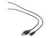 Cablexpert Lightning-kabel 2m Sort