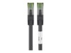 goobay CAT 8.1 SFTP, PiMF 5m Patchkabel Sort