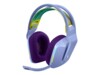 Logitech G G733 LIGHTSPEED Wireless RGB Gaming Headset Trådløs Høretelefoner Lilla