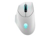 Alienware AW620M Optisk Trådløs Kabling Hvid