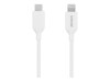 DELTACO Lightning-kabel 2m Hvid