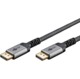 DisplayPort Cable, DP 1.4, 1 m, Sharkskin Grey, 1 m - DisplayPort™ male > DisplayPort™ male